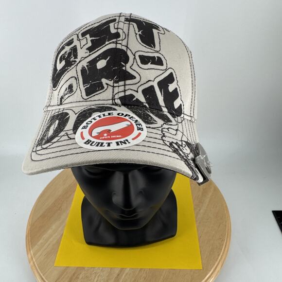 Git-R-Done Larry The Cable Guy Adjustable Hat Tan w/Built-in Bottle Opener - Picture 1 of 13